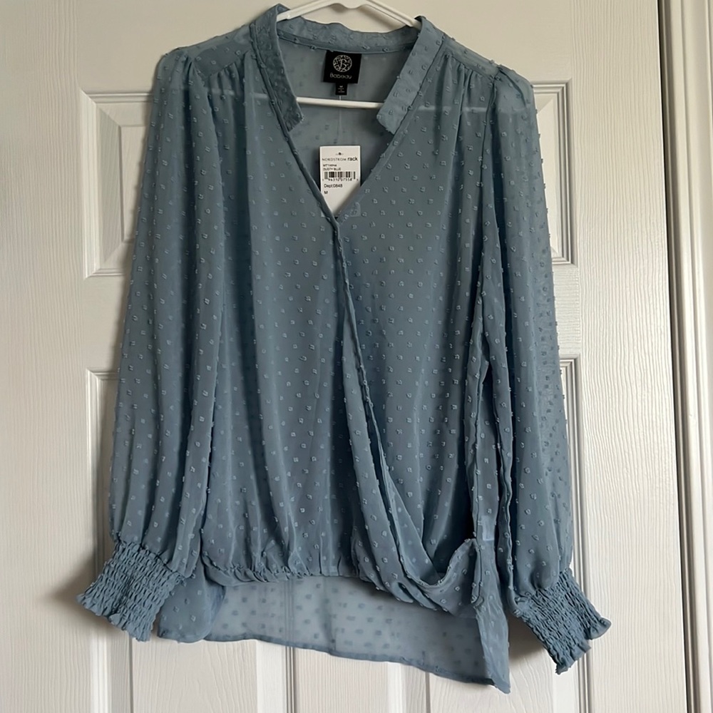 Bobeau Medium Blue Top